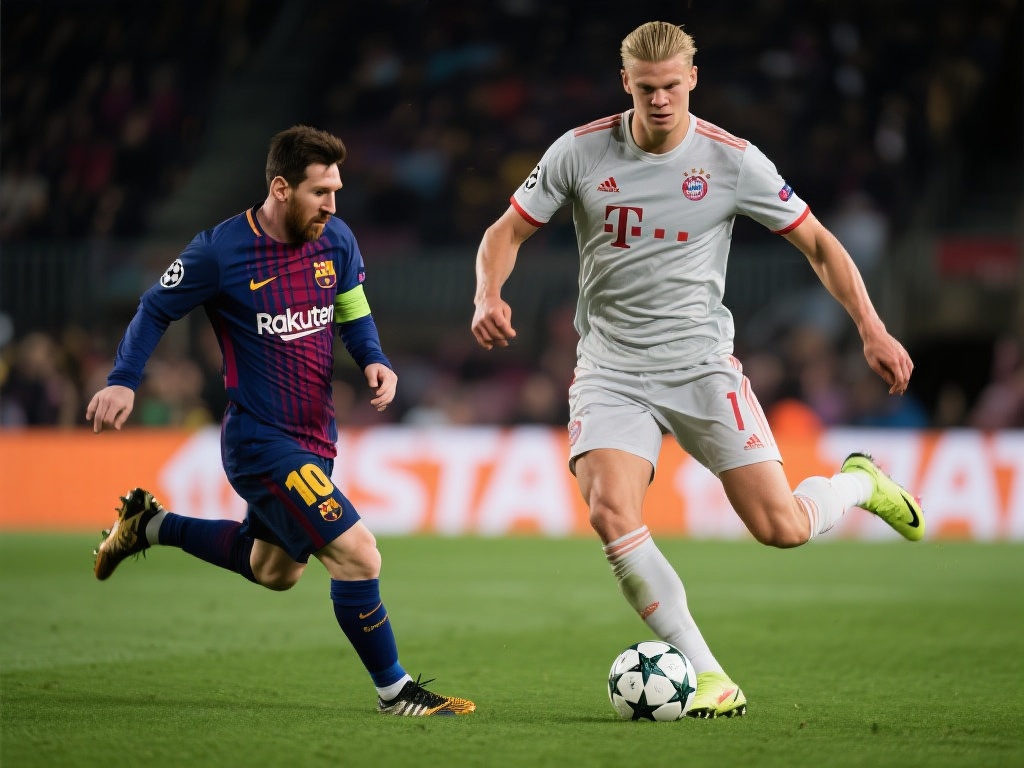 这种对盘带技巧的向往，其实反映了哈兰德对