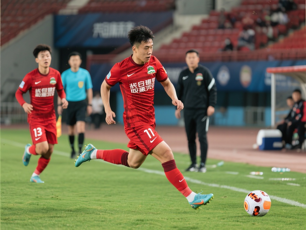 以本场比赛为例，长春亚泰在落后时的战术调